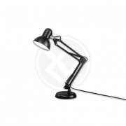 Lampa biurkowa kreślarska Lena E27 czarna-18506