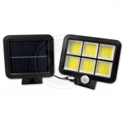 Naświetlacz LED solarny IP54 6xCOB PIR-18810