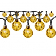 Girlanda LED solarna 20 led 485cm okrągła-21021