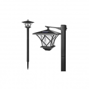 Lampa LED solarna ogrodowa 153cm-21028