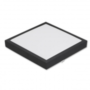 Plafon Solen 2xE27 kwadrat czarny czujnik mikrofal-22662