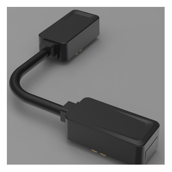 Łącznik Luxo 48V elastyczny kabel czarny-23210