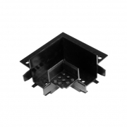 Profil łącznika Luxo 48V podtynk typ L czarny-23398