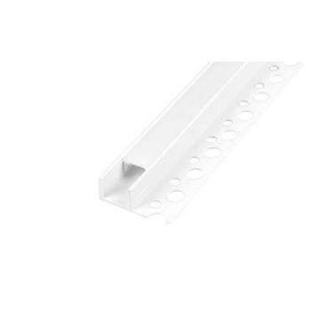 Profil LED PCV 33x12 Wpusz glazura biały 2m Mleczn-25777