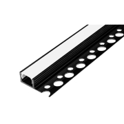 Profil LED PCV 33x12 Wpusz glazura czarny 2m Mlec-26522