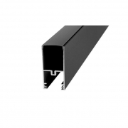 Profil do szynoprzewodu Luxo 48V natynk 1m czarny-27397