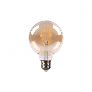 Żarówka LED E27 Filament 3-Dimm G95 2700K 6W Amber-27344