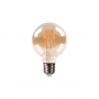 Żarówka LED E27 Filament 3-Dimm G80 2700K 6W Amber-27343