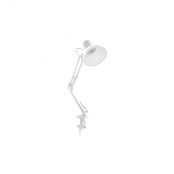 Lampa biurkowa kreślarska Lena E27 biała-27456