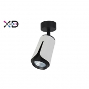 XD-IK261W Kinkiet GU10 LED x1 biały+czarny-28443