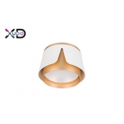 XD-IK255W Oprawa natynkowa GX53 biała+złota-28511
