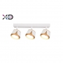 XD-IK283W Kinkiet GX53 LED x3 biały+złoty-28501