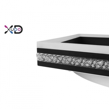 XD-LA121 Żyrandol LED 46W 40x40cm 4000K czarny-28676