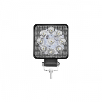 Lampa LED Robocza 10-30V 27W 9LED kwadratowa WR-29410
