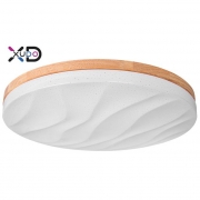 XD-LL205RW Plafon LED 3CCT 72W 50cm drewno pilot-30160