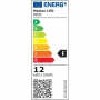 Panel LED natynkowy kwadrat Bingo 12W 3CCT czarny-30351