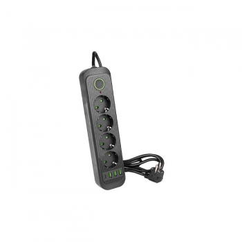 Przedłużacz Modi czarny 4x230V + 3x USB-A 1x USB-C-30507