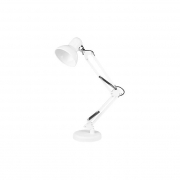 Lampa biurkowa kreślarska Lena E27 biała-30726