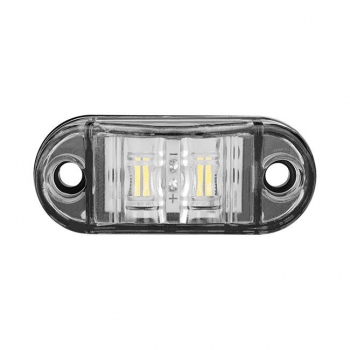 Lampa obrysowa LED 12-24V 2xSMD biała-30911