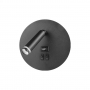Kinkiet do czytania Piero G9+LED USB czarny.-31128