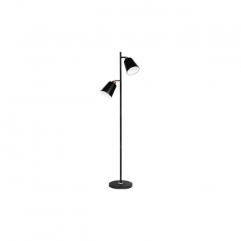 Lampa podłogowa Koko 2x E27 140cm czarna+ złota-31949