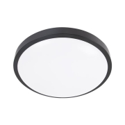 Plafon LED Luvo 24W okrągły 4000K czarny czujn DIP-32196