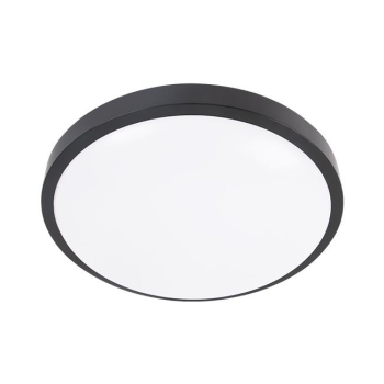 Plafon LED Luvo 18W okrągły 4000K czarny czujn DIP-32195