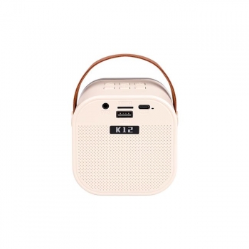 Głośnik Bluetooth przenośny karaoke - 2 mikrofony-32369