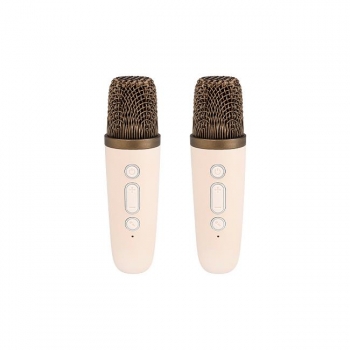 Głośnik Bluetooth przenośny karaoke - 2 mikrofony-32372