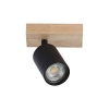 Kinkiet GU10 LED Dabi ruchomy x1 czarny + WD-33120