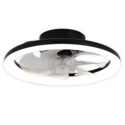 Plafon Led Flip 36W+15W 3CCT wentylator 40cm czarn-33190