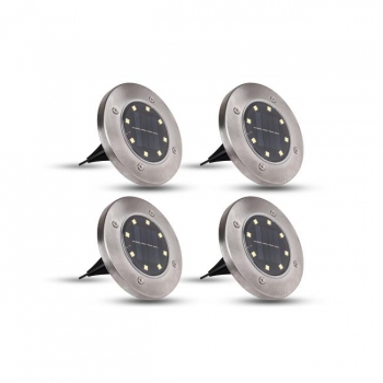 Lampa solarna LED 8xSMD wbijana ogrodowa - 4 szt.-33154