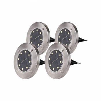 Lampa solarna LED 8xSMD wbijana ogrodowa - 4 szt.-33162