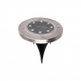 Lampa solarna LED 8xSMD wbijana ogrodowa - 4 szt.-33155