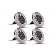 Lampa LED solarna 12xSMD ogrodowa wbijana - 4 szt-33280