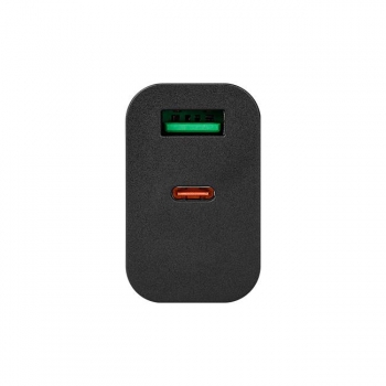 Zasilacz Quick Charge 20W 1xUSB-C 1xUSB-A czarny-33232
