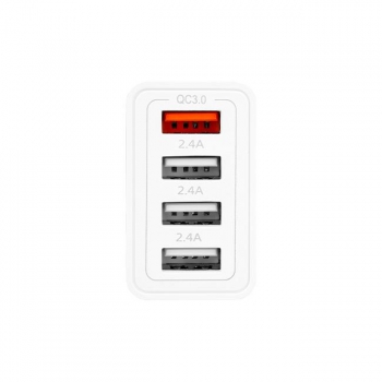 Zasilacz Quick Charge 20W 4xUSB-A biały-33244