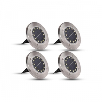 Lampa solarna LED 12xSMD wbijana ogrodowa - 4 szt-33280