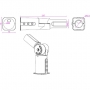 Adapter do słupa oświetleniowego 60mm-50mm-33216