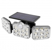 Naświetlacz LED solarny IP65 138SMD PIR pilot-33796