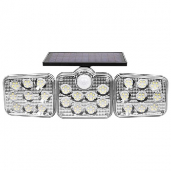 Naświetlacz LED solarny IP65 138SMD PIR pilot-33798