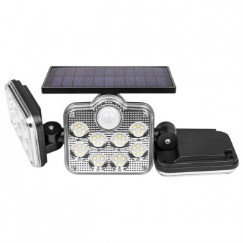Naświetlacz LED solarny IP65 138SMD PIR pilot-33799