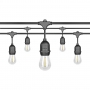 Girlanda LED 24V 10m 10x E27-33779