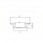 Profil Led Masterled wpuszczany 2m anodowany-33794