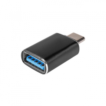 Adapter przejściówka USB-A do USB-C 5A czarny-33945