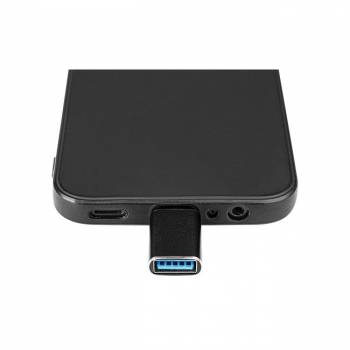 Adapter przejściówka USB-A do USB-C 5A czarny-33949