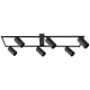 Żyrandol LED GU10 Bumo x6 czarny-34039