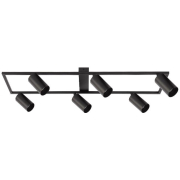 Żyrandol LED GU10 Bumo x6 czarny-34039