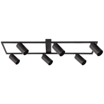 Żyrandol LED GU10 Bumo x6 czarny-34039