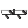 Żyrandol LED GU10 Bumo x4 czarny-34038